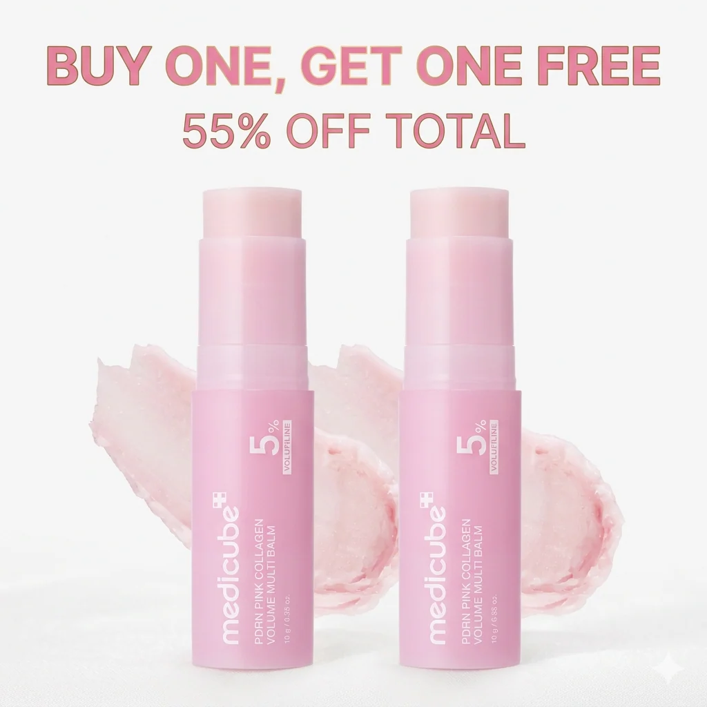 💗 Developed in Korea | Anti-Aging | Moisturizes & Smooths Skin | Plumps Lips, Bust, & Hips | Improves Dark Spots | Firms Skin | Pink Collagen Multi-Effect Plumping Serum Stick