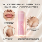 💗 Developed in Korea | Anti-Aging | Moisturizes & Smooths Skin | Plumps Lips, Bust, & Hips | Improves Dark Spots | Firms Skin | Pink Collagen Multi-Effect Plumping Serum Stick