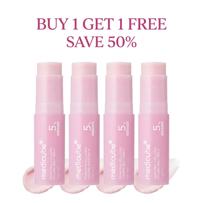 💗 Developed in Korea | Anti-Aging | Moisturizes & Smooths Skin | Plumps Lips, Bust, & Hips | Improves Dark Spots | Firms Skin | Pink Collagen Multi-Effect Plumping Serum Stick