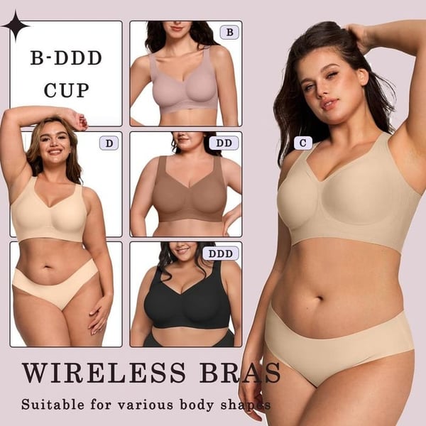 🔥Hot Sale 50% OFF!!⚡ -Super firming bra | Women Wirefree Seamless Bras 👍No more sagging breasts